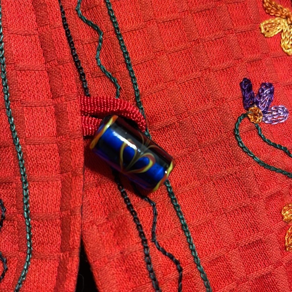 Vintage Japanese Style Embroidered Jacket Size Medium Large - Picture 8 of 12